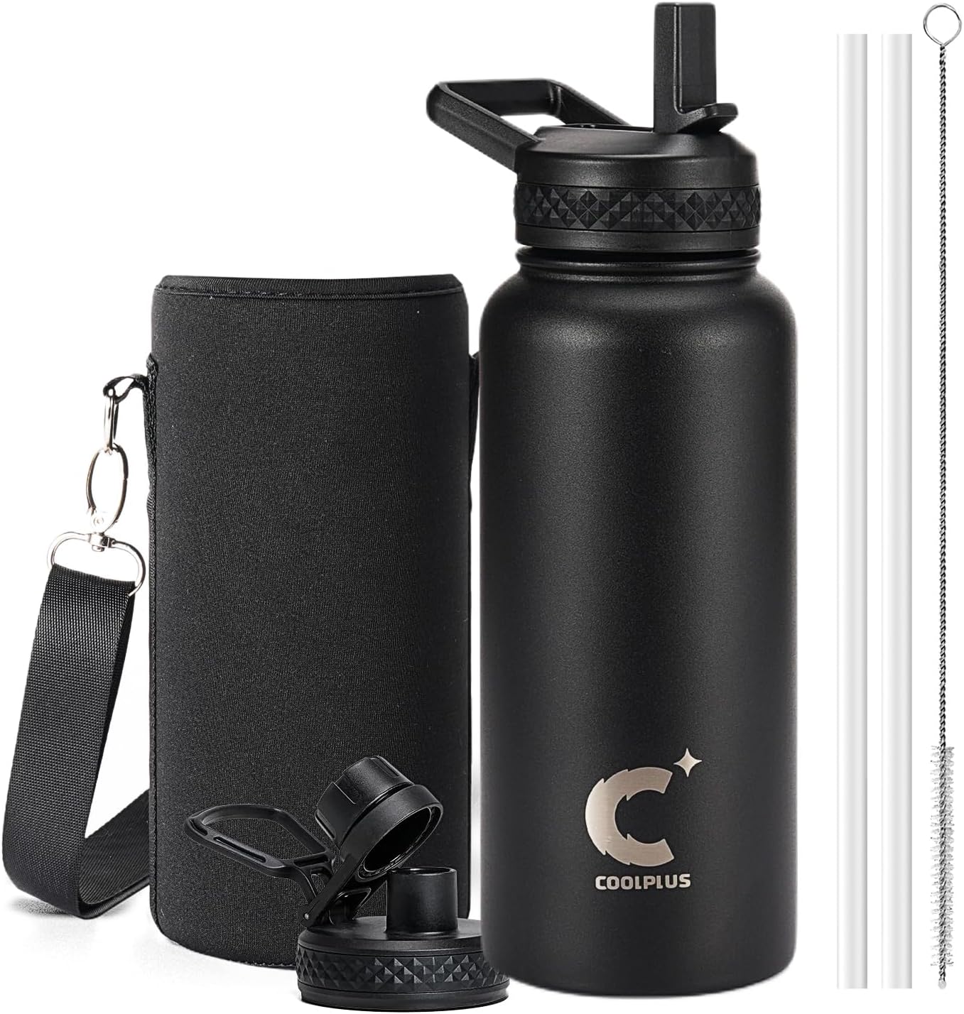 32 oz Stainless Steel Water Bottle With Sleeve
