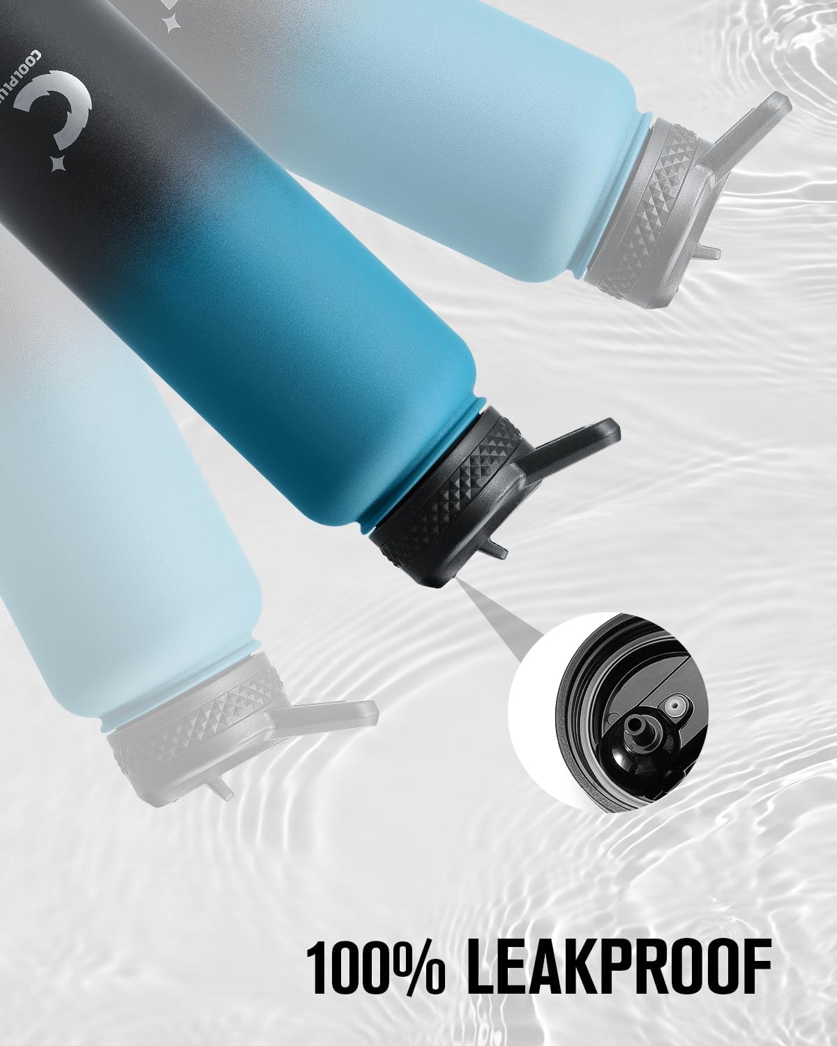40 oz Stainless Steel Water Bottle With Sleeve
