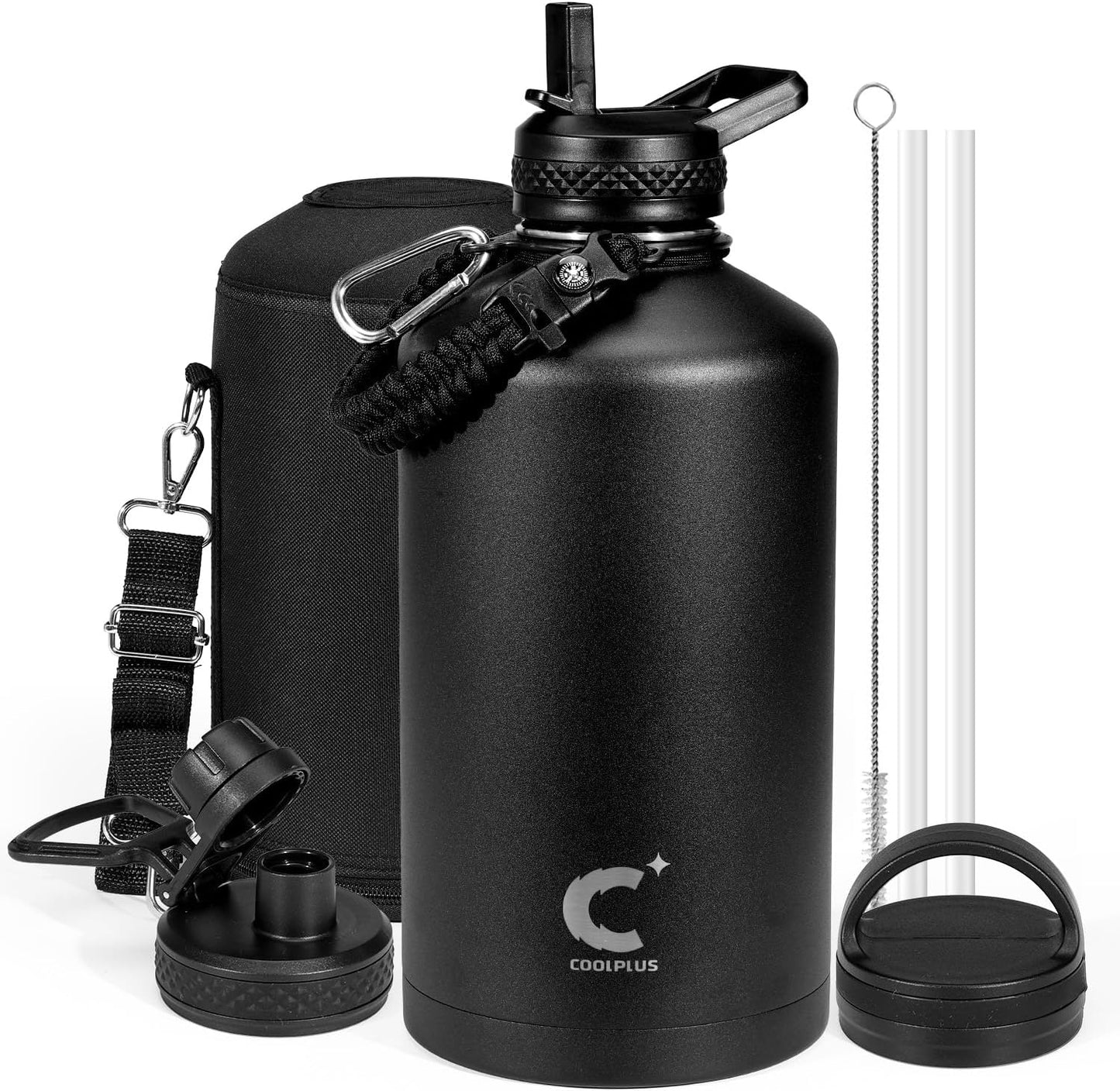 128 oz Insulated Water Bottle with Paracord