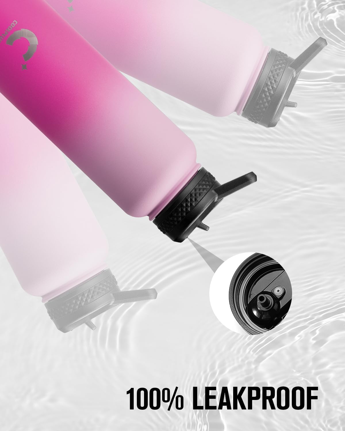 40 oz Stainless Steel Water Bottle With Sleeve
