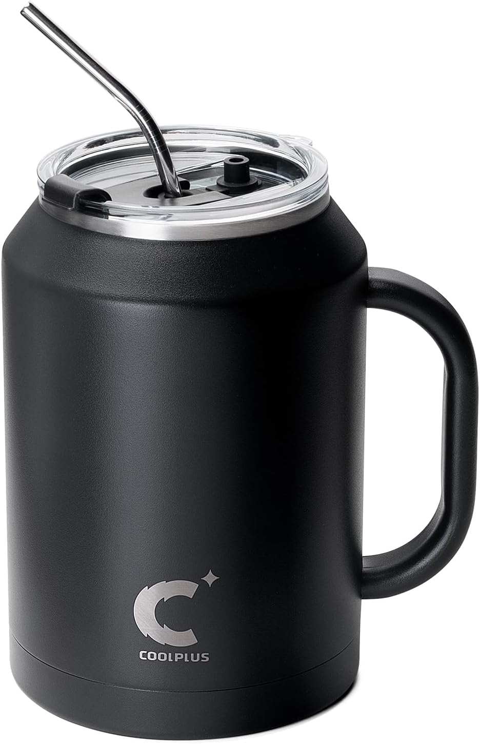50 oz Mug Tumbler with Handle and Straw