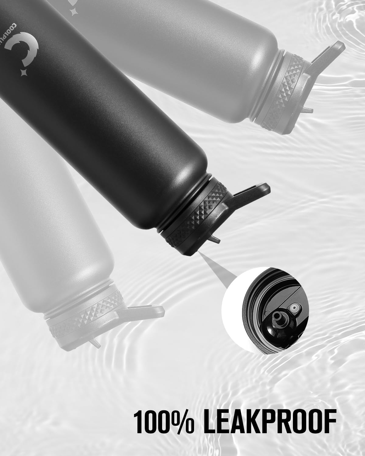 40 oz Stainless Steel Water Bottle With Sleeve