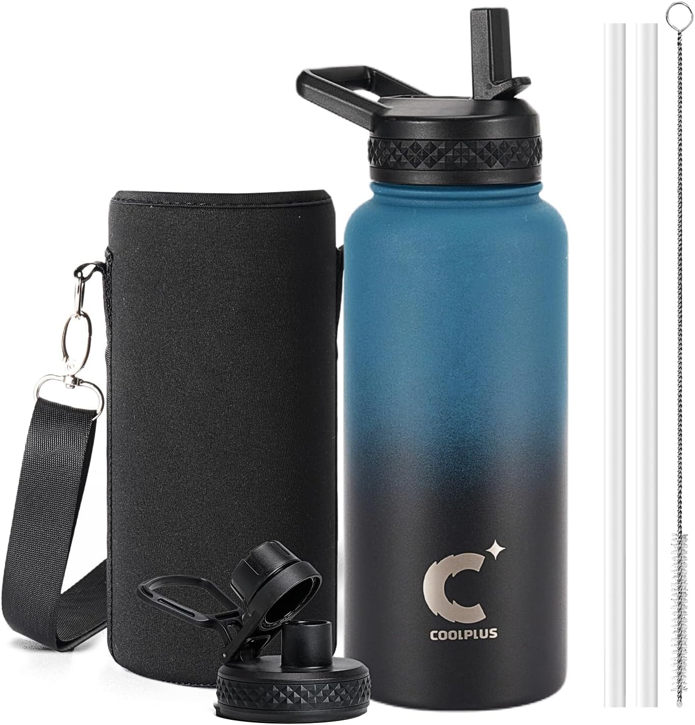 32 oz Stainless Steel Water Bottle With Sleeve