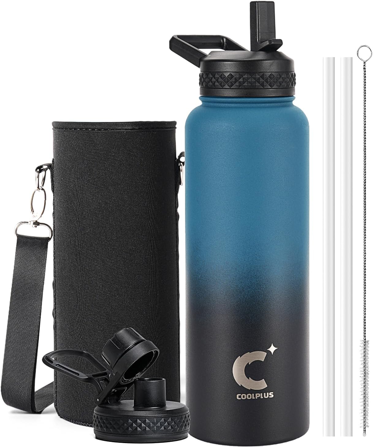 40 oz Stainless Steel Water Bottle With Sleeve