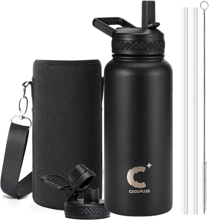 32 oz Stainless Steel Water Bottle With Sleeve