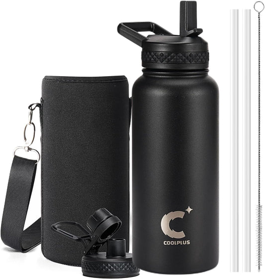 32 oz Stainless Steel Water Bottle With Sleeve