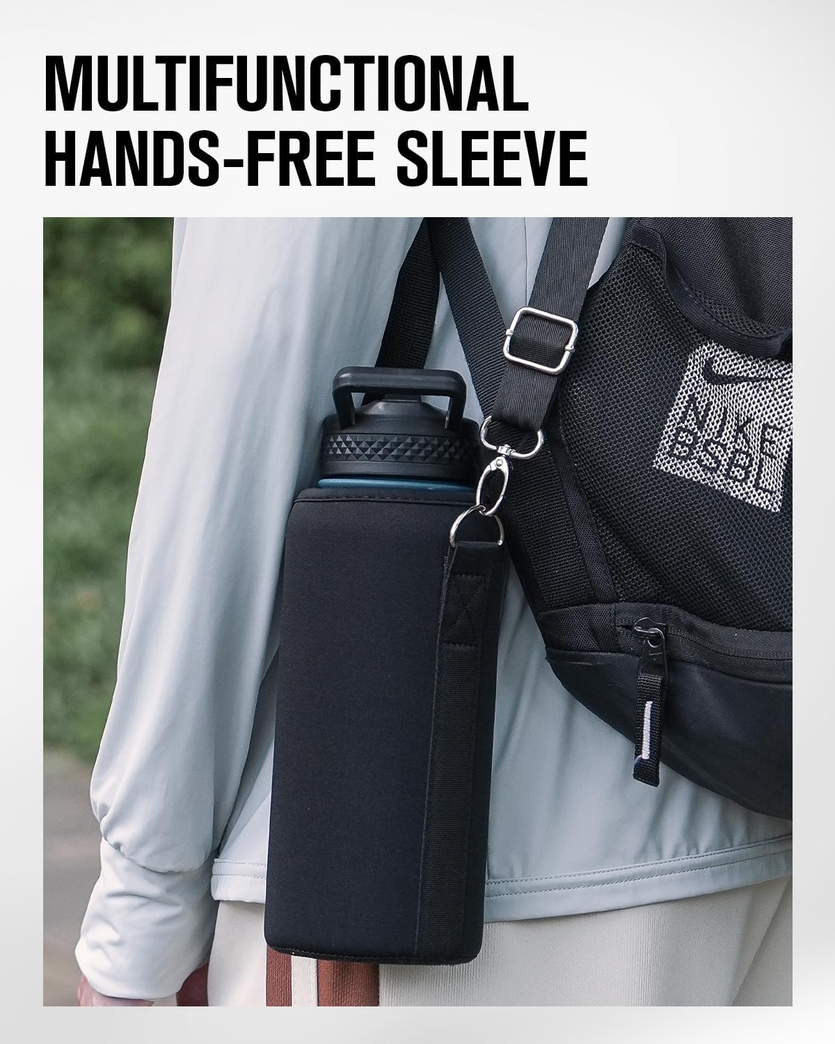 32 oz Stainless Steel Water Bottle With Sleeve