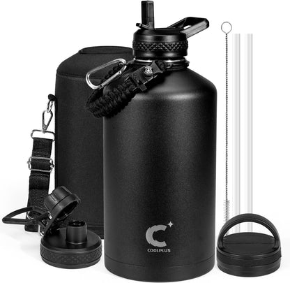 128 oz Insulated Water Bottle with Paracord