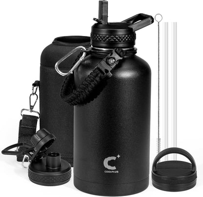 64 oz Insulated Water Bottle with Paracord