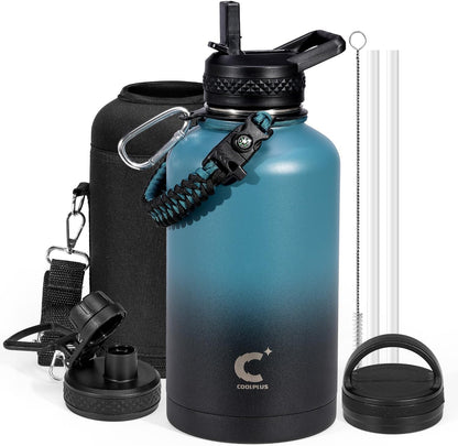 64 oz Insulated Water Bottle with Paracord