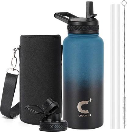 32 oz Stainless Steel Water Bottle With Sleeve
